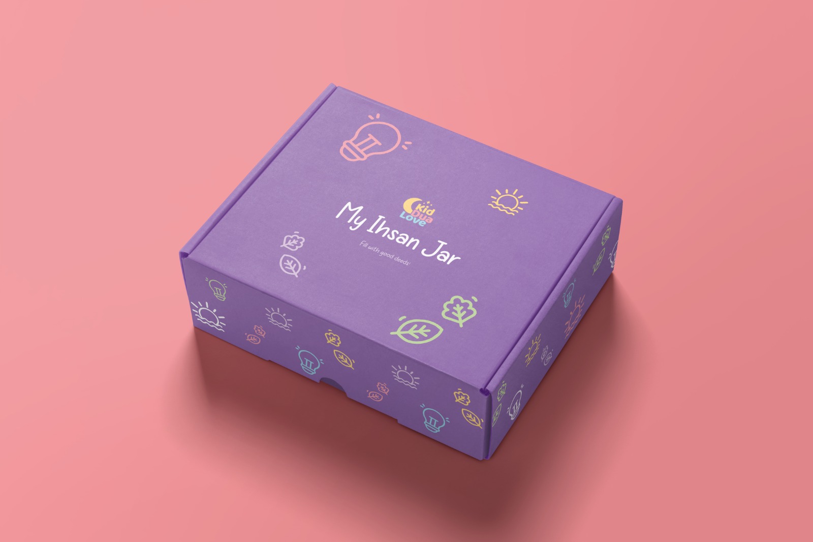The Ihsan Jar - Good deeds jar for children with rainbow